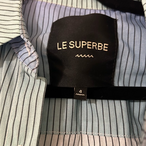 Revolve: Le Superbe Girlfriend Long Sleeve Ombré cotton shirt dress NWOT - Picture 4 of 4